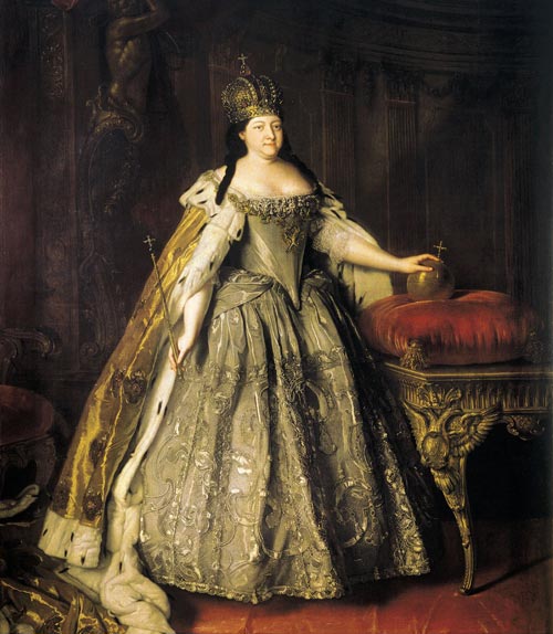 Луи Каравак. Портрет Анны Иоановны,1730 год