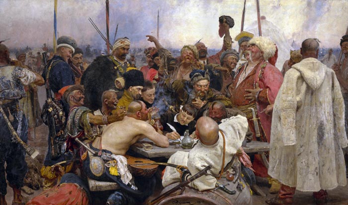 Илья Репин. «Запорожцы». Источник wikimedia.org
