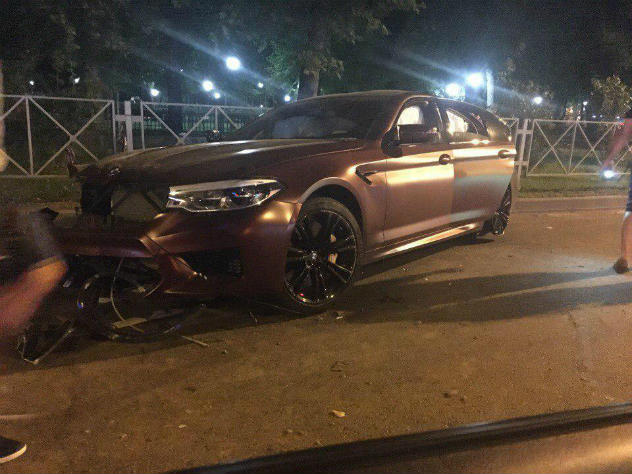 Федор Смолов попал в аварию