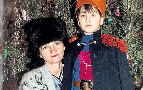 1993 г. С мамой