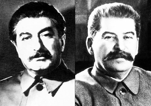 Феликс (слева) и Иосиф Виссарионович (справа)
