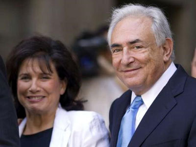 Доминик СТРОСС-КАН с супругой