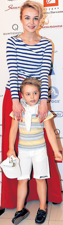 Бывшая жена, певица Полина ГАГАРИНА, не препятствует общению сына Андрея с папой. Фото Милы СТРИЖ/ «Комсомольская правда»