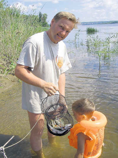 С сыном Фёдором телеведущий...
