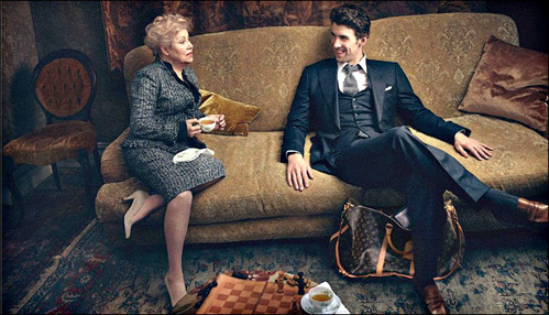 Лариса ЛАТЫНИНА и Майкл ФЕЛПС в рекламе Louis Vuitton