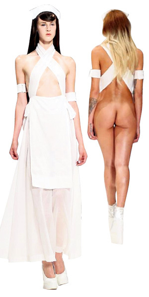 Причудливый вариант медицинской униформы