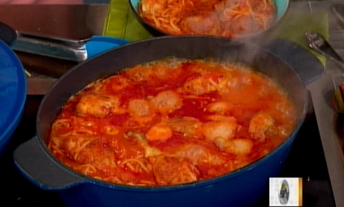 ...и ее фрикадельки