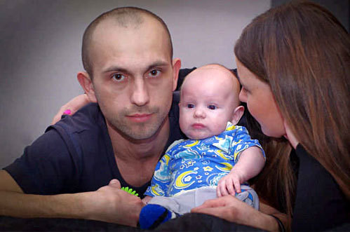 Владимир и Оксана ПОЛУХИНЫ с сыном