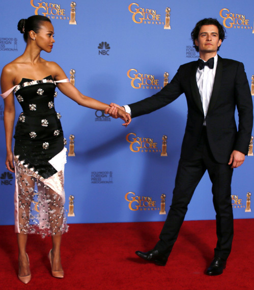 Зои САЛДАНА и Орландо БЛУМ