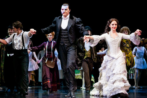 Артисты мюзикла Иван Ожогин, Тамара Котова и Евгений Зайцев.