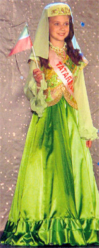 Татарский костюм маленькой мисс покорил жюри